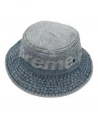 SUPREMEシュプリーム）の古着「Fade Jacquard Denim Crusher Hat」｜インディゴ