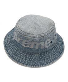 SUPREME（シュプリーム）の古着「Fade Jacquard Denim Crusher Hat」｜インディゴ