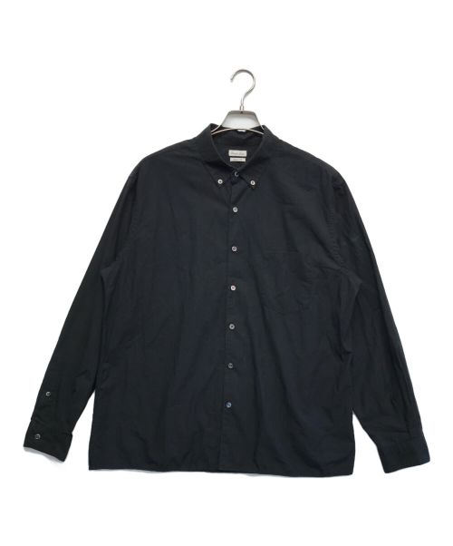 STEVEN ALAN（スティーブンアラン）STEVEN ALAN (スティーブンアラン) 60 TYPEWRITER SINGLE NEEDLE BOX SHIRT-BOLD ブラック サイズ:Lの古着・服飾アイテム