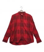 SUPREMEシュプリーム）の古着「Logo Plaid Shirt」｜レッド