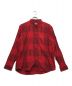 Supreme（シュプリーム）の古着「Logo Plaid Shirt」｜レッド