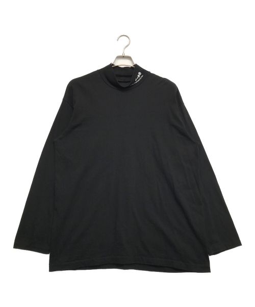 YOHJI YAMAMOTO（ヨウジヤマモト）YOHJI YAMAMOTO (ヨウジヤマモト) I'm Free High Neck T-Shirt ブラック サイズ:4の古着・服飾アイテム