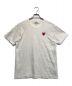 PLAY COMME des GARCONS（プレイ コムデギャルソン）の古着「Play Red Heart Roundneck T-SHIRT」｜ホワイト