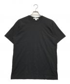 COMME des GARCONS SHIRTコムデギャルソンシャツ）の古着「プレーンデザインTシャツ」｜ブラック