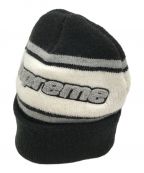 SUPREMEシュプリーム）の古着「chenille stripe beanie」｜ブラック