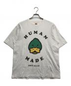 HUMAN MADEヒューマンメイド）の古着「プリントTシャツ」｜ホワイト