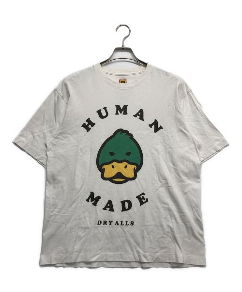 HUMAN MADE（ヒューマンメイド）HUMAN MADE (ヒューマンメイド) プリントTシャツ ホワイト サイズ:Lの古着・服飾アイテム