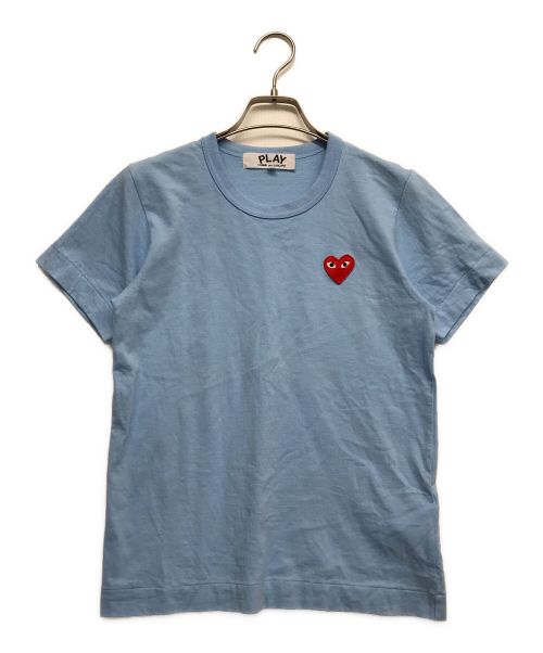 PLAY COMME des GARCONS（プレイ コムデギャルソン）PLAY COMME des GARCONS (プレイ コムデギャルソン) Red Heart T-Shirt ブルー サイズ:Mの古着・服飾アイテム