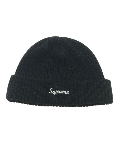 SUPREME（シュプリーム）Supreme (シュプリーム) スクリプトロゴ ルーズゲージビーニー ブラックの古着・服飾アイテム