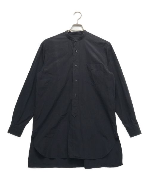 COMOLI（コモリ）COMOLI (コモリ) BAND COLLAR SHIRT ネイビー サイズ:1の古着・服飾アイテム