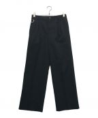 th productsティーエイチプロダクツ）の古着「Wide Tailored Pants」｜ブラック