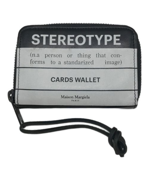 Maison Margiela（メゾンマルジェラ）Maison Margiela (メゾンマルジェラ) Stereotype Cards Wallet ブラックの古着・服飾アイテム