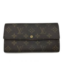 LOUIS VUITTON（ルイ ヴィトン）の古着「長財布」｜ブラウン