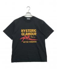 Hysteric Glamour (ヒステリックグラマー) BETTER TOMORROW Tシャツ ブラック サイズ:L