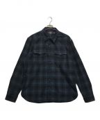 RRLダブルアールエル）の古着「CANVAS WORKSHIRT」｜ネイビー