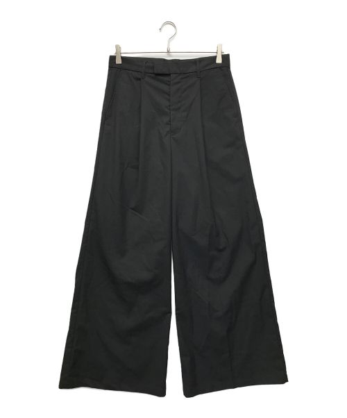 seyto（セイト）seyto (セイト) Baggy flare tack pants ブラック サイズ:2の古着・服飾アイテム