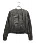 BALMAIN (バルマン) ラムレザージャケット ブラック サイズ:7：13000円