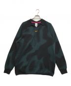 NIKEナイキ）の古着「COF KNIT TOP LS DEEP JUNGLE」｜ブラック