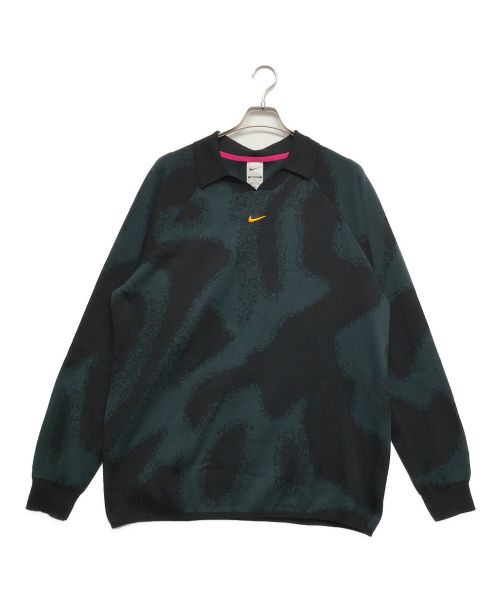 NIKE（ナイキ）NIKE (ナイキ) COF KNIT TOP LS DEEP JUNGLE ブラック サイズ:XXLの古着・服飾アイテム