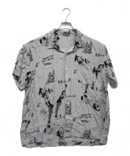 Porter Classic (ポータークラシック) BLONDES PREFER PC ALOHA SHIRT グレー サイズ:S