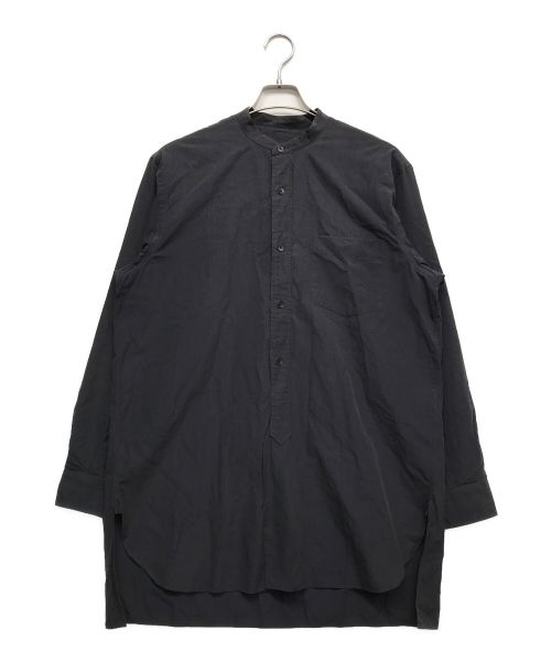 COMOLI（コモリ）COMOLI (コモリ) バンドカラーシャツ ネイビー サイズ:2の古着・服飾アイテム