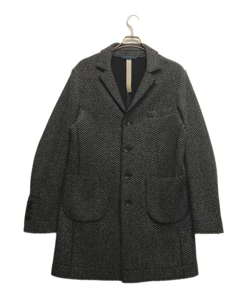 MASON'S（メイソンズ）MASON'S (メイソンズ) ボンディングチェスターコート グレー サイズ:44の古着・服飾アイテム