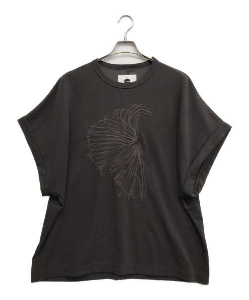 SHAREEF（シャリーフ）SHAREEF (シャリーフ) GEORGETTE JQ BIG DOLMAN-T パープル サイズ:1の古着・服飾アイテム