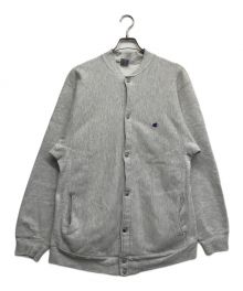 Champion REVERSE WEAVE（チャンピオンリバースウィーブ）の古着「90`sスナップボタンスウェット」｜グレー