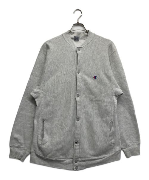 Champion REVERSE WEAVE（チャンピオンリバースウィーブ）Champion REVERSE WEAVE (チャンピオンリバースウィーブ) 90`sスナップボタンスウェット グレー サイズ:XLの古着・服飾アイテム