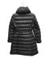 MONCLER (モンクレール) フラメッテ フード付き ロングダウンコート ブラック サイズ:1：100000円