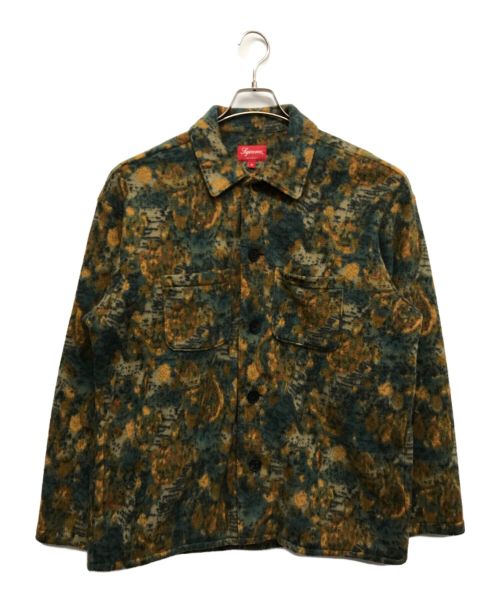 SUPREME（シュプリーム）Supreme (シュプリーム) ペイズリーフリースシャツ オレンジ サイズ:Mの古着・服飾アイテム