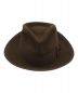 STETSON (ステットソン) 中折れハット ブラウン サイズ:58cm / 7 1/4：13000円