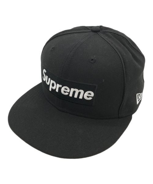 SUPREME（シュプリーム）Supreme (シュプリーム) New Era (ニューエラ) キャップ ブラック サイズ:7 3/8の古着・服飾アイテム