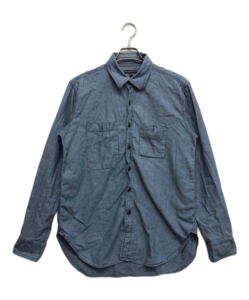 Engineered Garments（エンジニアド ガーメンツ）Engineered Garments (エンジニアド ガーメンツ) シャンブレーワークシャツ インディゴ サイズ:Sの古着・服飾アイテム