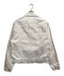 Maison Margiela (メゾンマルジェラ) VINTAGE WASH DENIM JACKET ホワイト サイズ:48：40000円