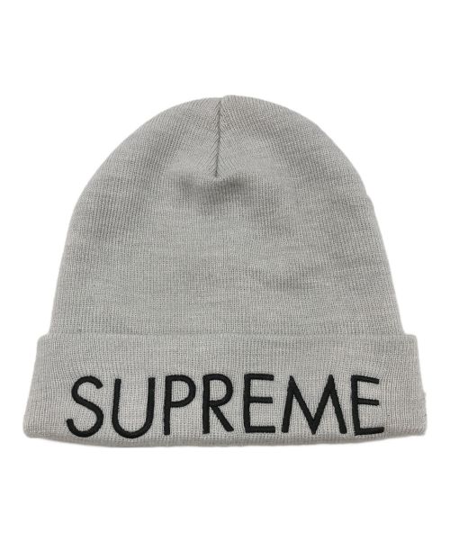 SUPREME（シュプリーム）Supreme (シュプリーム) capital beanie グレーの古着・服飾アイテム