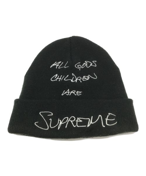 SUPREME（シュプリーム）Supreme (シュプリーム) Gods Children Beanie ブラックの古着・服飾アイテム