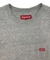 中古・古着 Supreme (シュプリーム) Small Box L／S Tee グレー サイズ:MM：9000円