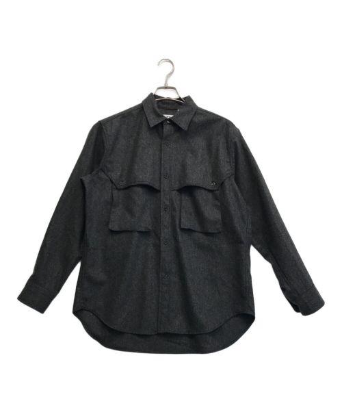 PACS（パックス）PACS (パックス) WOOL MARCIANO SHIRTS グレー サイズ:1の古着・服飾アイテム