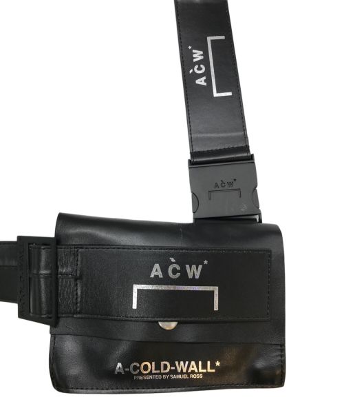 A-COLD-WALL（ア・コールド・ウォール）A-COLD-WALL (ア・コールド・ウォール) ウエストバッグ ブラックの古着・服飾アイテム