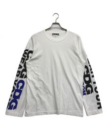 CDG（シーディージー）の古着「ロングスリーブカットソー」｜ホワイト