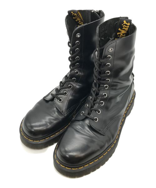 Dr.Martens（ドクターマーチン）Dr.Martens (ドクターマーチン) 10ホールブーツ ブラック サイズ:UK7の古着・服飾アイテム