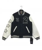 UNDERCOVER×HUMAN MADEアンダーカバー×ヒューマンメイド）の古着「LAST ORGY 2 VARSITY JACKET」｜ブラック