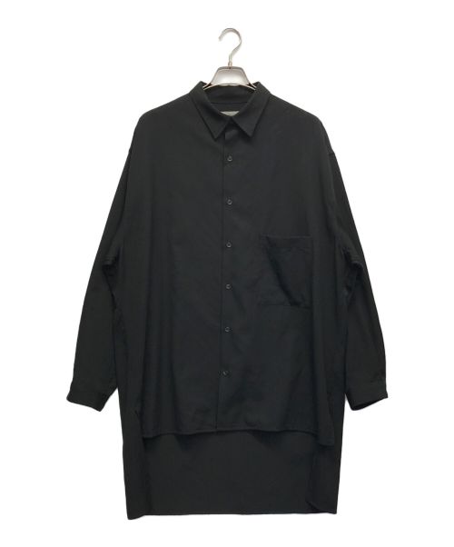 Yohji Yamamoto pour homme（ヨウジヤマモト プールオム）Yohji Yamamoto pour homme (ヨウジヤマモト プールオム) 前後段違いブラウス ブラック サイズ:3の古着・服飾アイテム