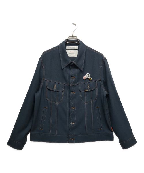 DAIRIKU（ダイリク）DAIRIKU (ダイリク) Johnny Polyester Jacket ブルー サイズ:Lの古着・服飾アイテム