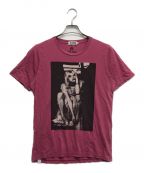 Hysteric Glamourヒステリックグラマー）の古着「COURTNEY LOVE フォト グラフィックTシャツ」｜ピンク