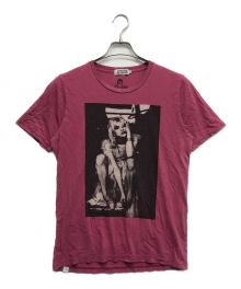 Hysteric Glamour（ヒステリックグラマー）の古着「COURTNEY LOVE フォト グラフィックTシャツ」｜ピンク