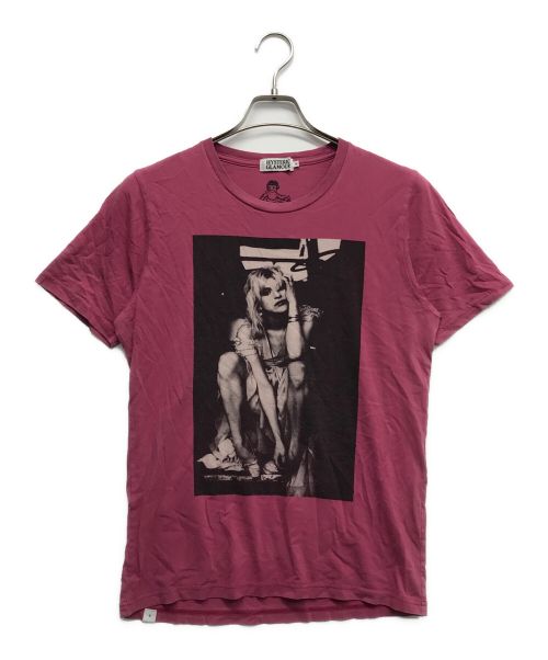 Hysteric Glamour（ヒステリックグラマー）Hysteric Glamour (ヒステリックグラマー) COURTNEY LOVE フォト グラフィックTシャツ ピンク サイズ:Mの古着・服飾アイテム