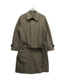 ARMANI COLLEZIONI（アルマーニ コレツィオーニ）の古着「ウールステンカラーコート」｜ベージュ