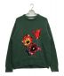 SOE（ソーイ）の古着「INTARSIA KNIT FLOWER」｜グリーン